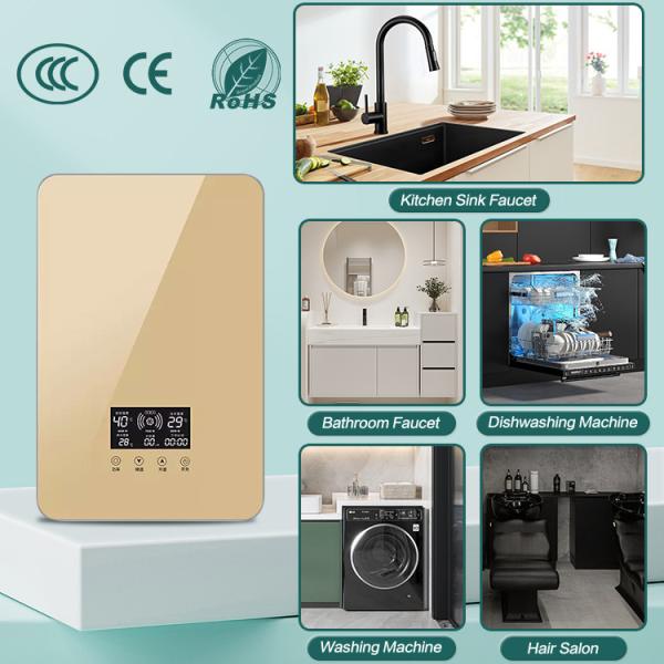 220V Instant Water Heater Geyser 8kw Low Power Tankless Water Heater