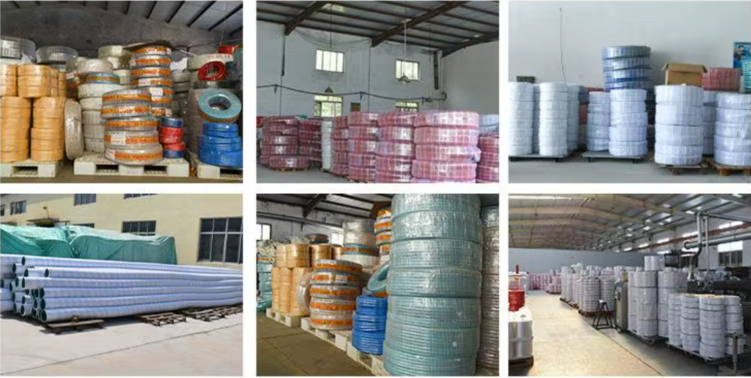 Heavy-duty flexible PVC spiral rib reinforced hose industrial water pump grain sewage vacuum suction hose