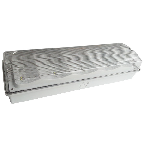 Fire Retardant ABS Casing Non Maintained Waterproof Emergency Light IP65 LED 3 Hours Duration EL015AN