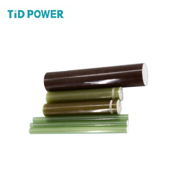 Размеры 4mm-130mm стекловолокно эпоксидная смола Стержень коричневый изоляторные фитинги Стержень