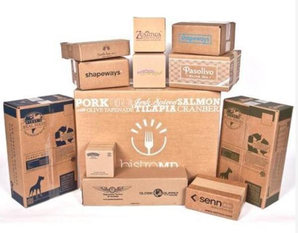 Youfu Electronic Products Packaging , 500pcs FSC Corrugated Carton Boxes Mailing