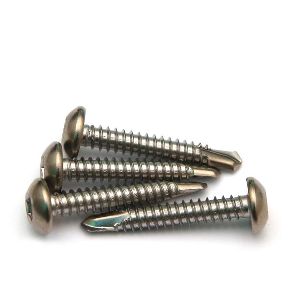Allen Drive Socket Button Head Self-Drilling Screws Internal Hex Recess A2 A4 Stainless Steel