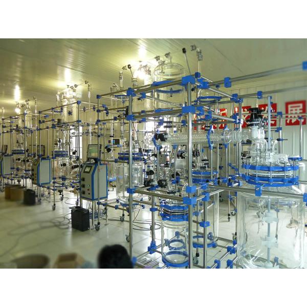 10L 20L 50L Jacketed Glass Reactor Glass & Stainless Steel Reactor