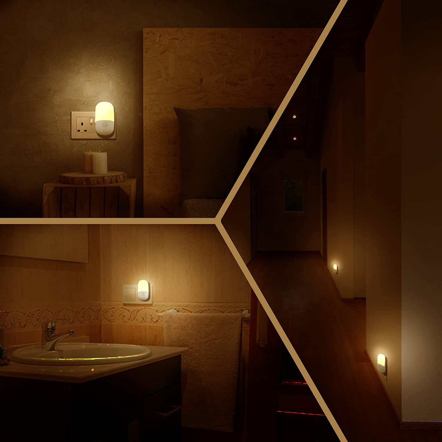 Свет ночи СИД CE 2700k Dimmable умный для кухни Bathroom
