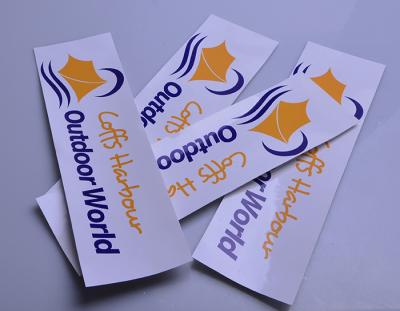 Printed transparent PVC UV resistant water proof sticker decal
