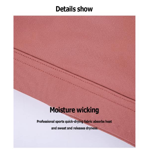 Бюстгальтер спорт противоударных женщин собрал влагу Wicking без стального кольца