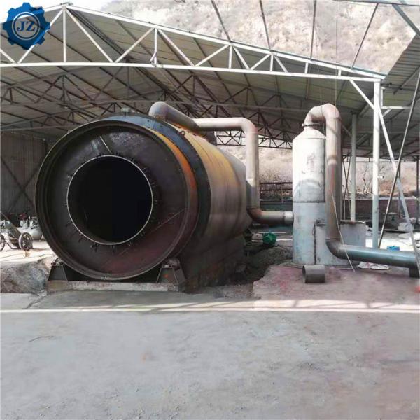 turnkey project Fully Automatic Continuous Waste Plastic Tyre Pyrolysis To Oil Machine
