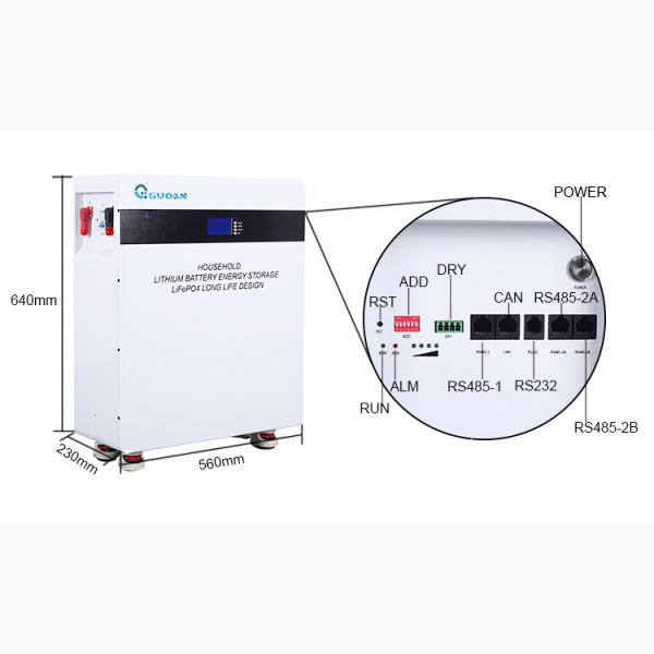 Bateria doméstica de 10kwh, baterias domésticas verticais para energia solar e eólica