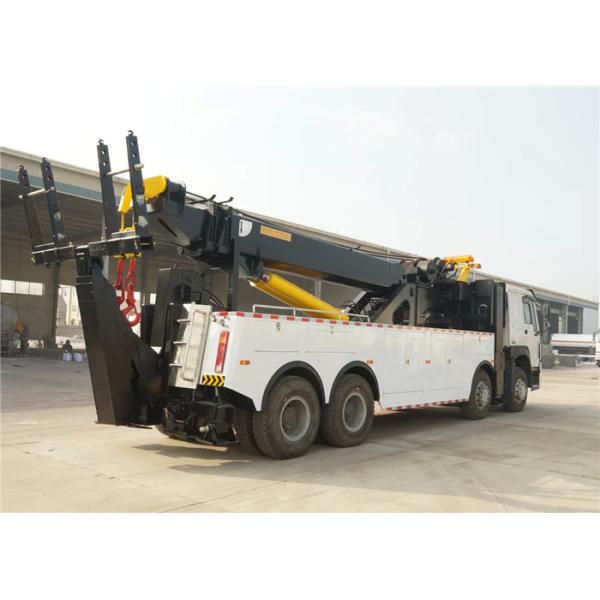 50T Road Wrecker Tow Truck 12 Wheels 8x4 371hp 50 tons Left / Right Hand Drive
