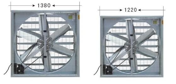 41000m³/H Direct Drive Fan Negative Air Exhaust Fan For Workshop