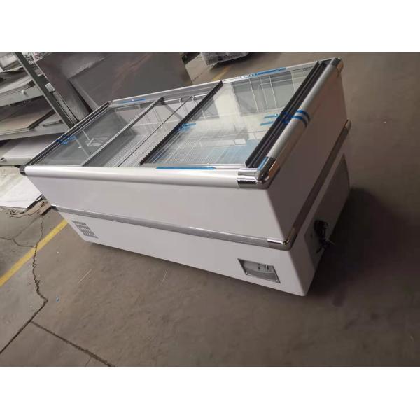 588L Supermarket Island Freezer 21 Cu Ft 1.6m 1.8m 2.0m 2.5m