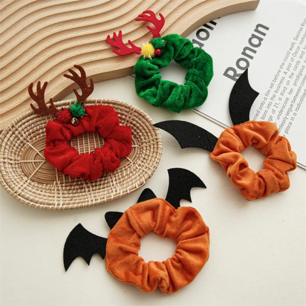New Antler bat large baby hair bands for Halloween and Christmas girl's hair channelette band headdress accessories