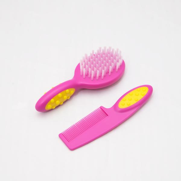 2Pcs Safety Hair Brush Gift Set Comb And Hair Brush Kit With Head Massage