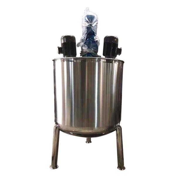 Food Grade 2000L Stainless Steel Mixing Tanks Chemical Batching Blending
