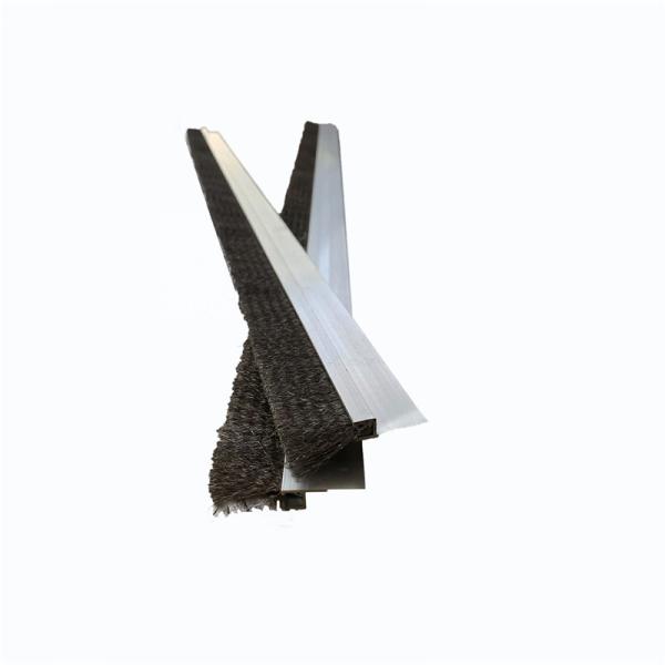20mm Door Industrial Strip Brush Crimped Steel Wire Metal