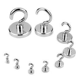 Magnet Hook, Super Force Holding 5.5-164kg Magnetic Round Base Hook