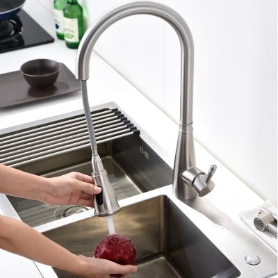 Retractable Touch Control Smart Kitchen Faucet Sus304 With Ceramic Drip Free Cartridge