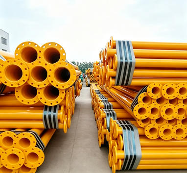Galvanized Coating Coated Steel Pipe with Fusion Bonded Epoxy FBE Coating and Custom End Finish