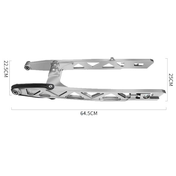 Make Sample Custom CNC Aluminum Alloy Triangular Hollow Swing Arm for Yamaha Y15 LC135