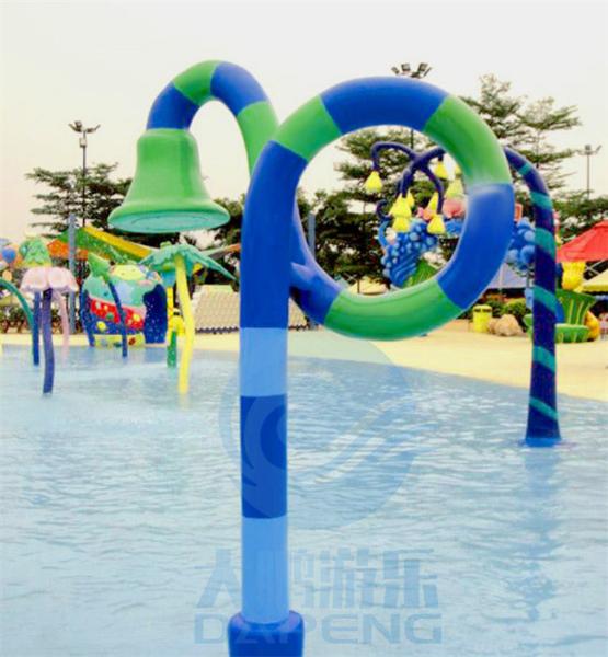 Équipement de terrain de jeux pour enfants en plein air piscine éclaboussure d'eau Glory Flower pour enfants