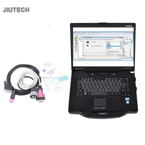 For Thermo King Forklift Diagnostic Tools Wintrac 5 Version Thermo-King Diag Software Diagnostic Cable Tool with CF53 Laptop