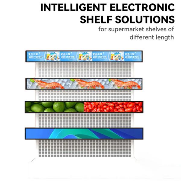 Customized Full HD Ultra Wide 43.9 inch Display for Supermarkets, Touchscreen Digital Display, Stretching Bar LCD
