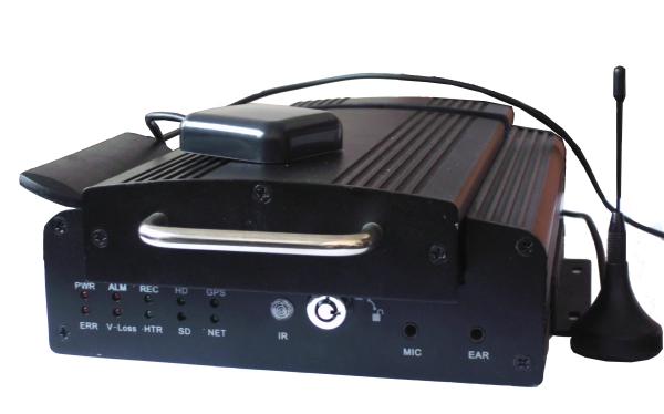 4Ch HDD Mobile DVR Truck Monitoring Digital DVR Support Andriod / IOS 4-Camera Industry-Grade Integrating 3G, Wi-Fi,GPS
