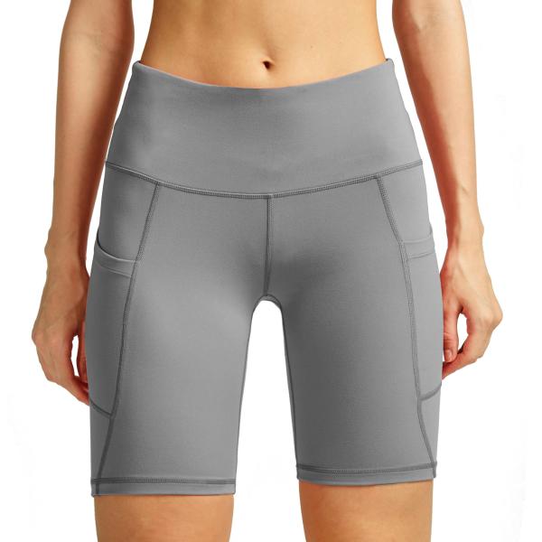 Short de corrida do motociclista da aptidão de Lulu Ative Yoga Shorts Gym com bolso