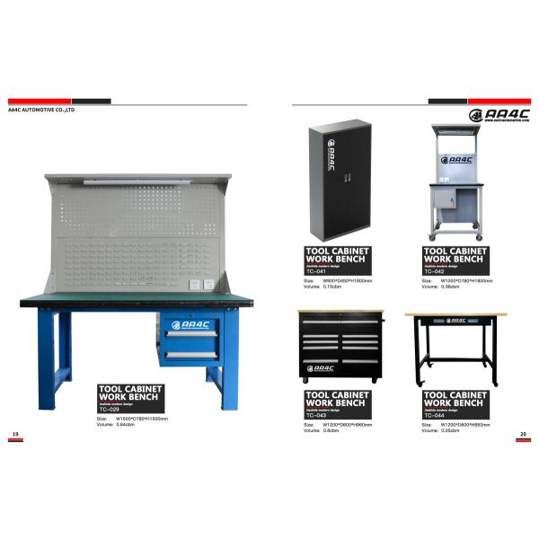 ящики шкафа инструмента 3 промышленного сверхмощного металла мастерской гаража стальные 3 слоя стенда работы TC-016