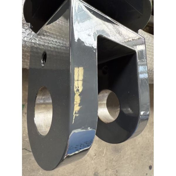 Double Pivot Eyes Hard Chrome Plated Double Acting Hydraulic Cylinder With Valve Block