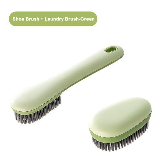 New Multipurpose Shoe And Laundry Brush Set With Soft Bristles Customizable Logo