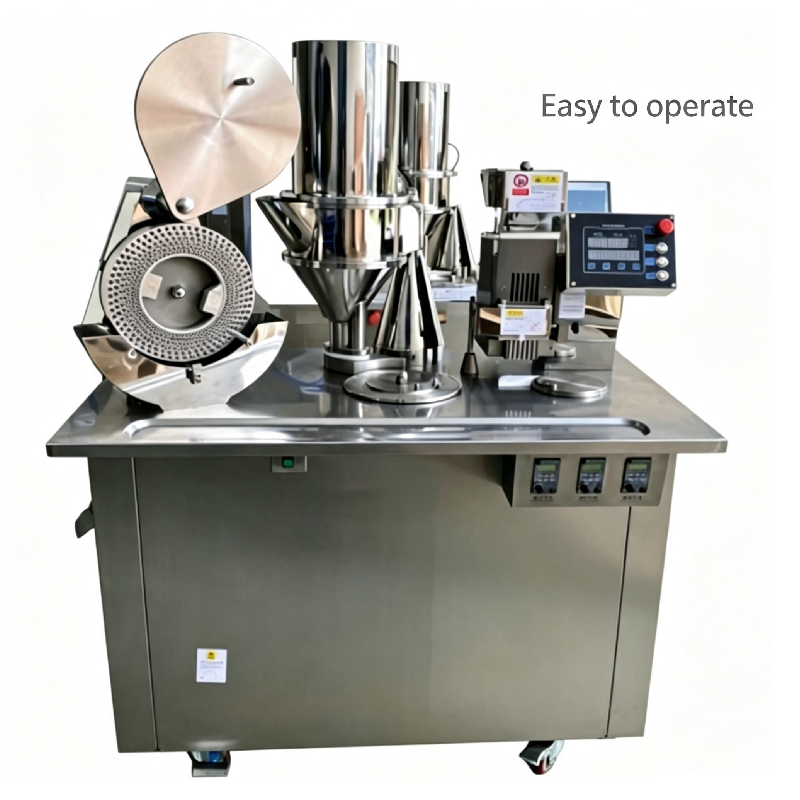Quick Change Semi Automatic Capsule Filler 7 Sizes 000-4 Tool Free 40m3/H