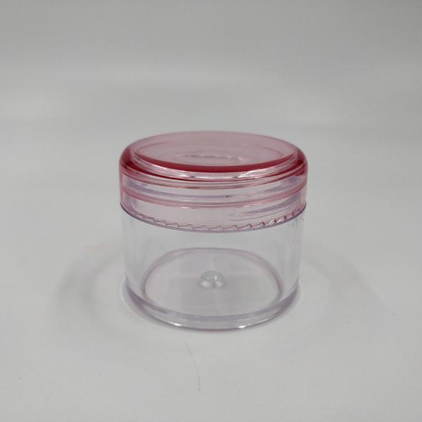 Boîtes en plastique cosmétique à surface lisse de capacité 10 ml 15 ml 30 ml 60 ml 80 ml 100 ml 120 ml 150 ml pour la collection de cosmétiques