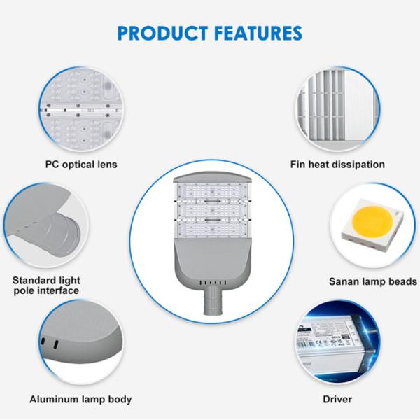 Ip65 Waterproof Street Lamp 50w 100w 150w 200w 250w 300w Led Street Light For Outdoor