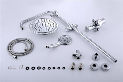 Copper Plating Bath Shower Accessories Rotatable 304 Stainless Steel Concealed