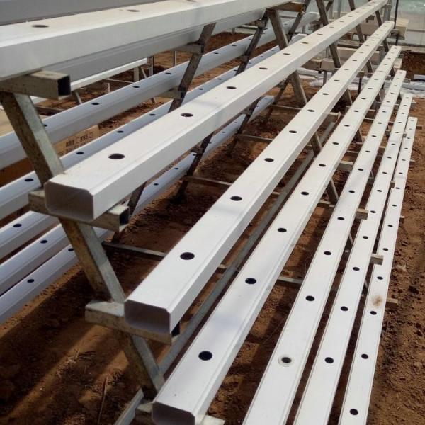 Sistema de cultivo de canais hidropônicos verticais de Nft para vegetais de salada de alface
