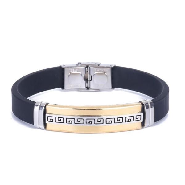 El silicón de encargo de moda 316L se divierte la pulsera de la energía