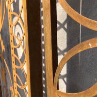 corte de aço decorativo de Panels ISO9001 Corten da cerca do jardim do metal de 0.2cm