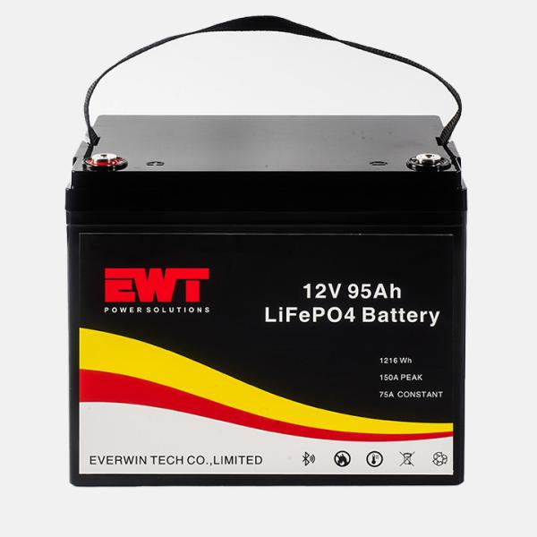 Substituição de embarcação elétrica Bateria de ferro-fosfato de lítio de 12,8V 95Ah Bateria de íons de lítio de 12V IFR32700