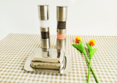 Dual Salt And Pepper Grinder Stainless Steel Pepper Mills