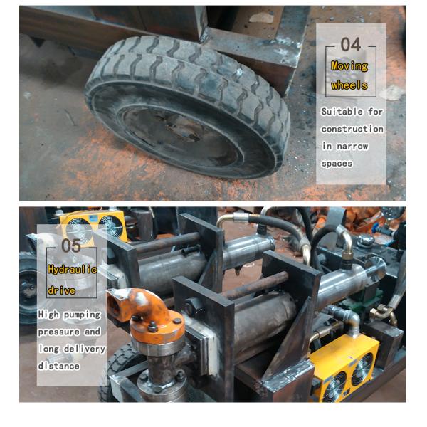 Long Lifetime Prestressing Post Tension Grouting Mortar Cement Mixer Machine 450 Kg