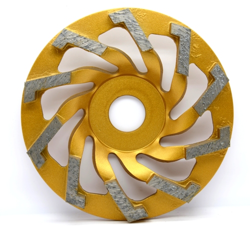 High Grade Metal Bonded Diamond Grinding Wheel For Concrete / Masonry Surface Grinding