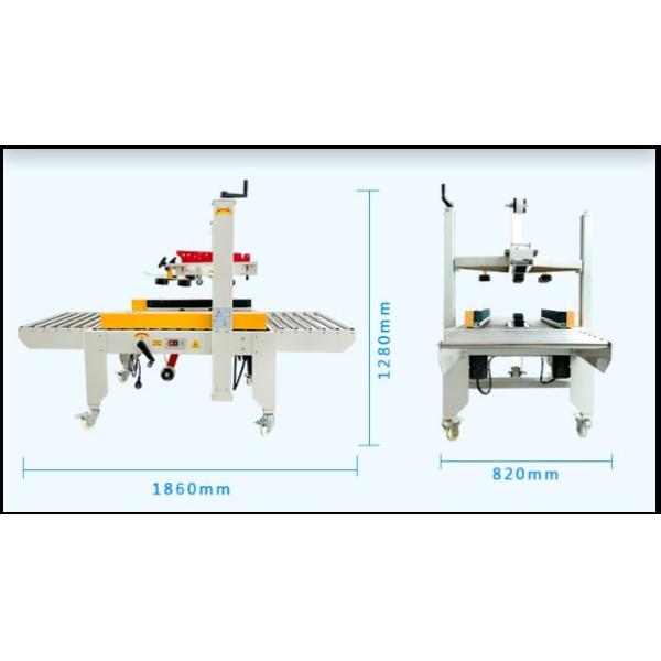 80*90mm Minimum Sealing FXC-4030 Semi Automatic Left And Right Drive Carton Sealer Case Sealing Machine