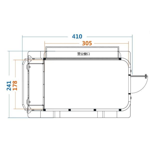 Hotels Food Trucks Beverage Restaurant Food Cart Multifunctional