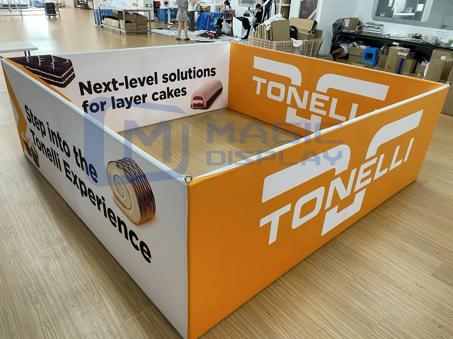 10x3ft Trade Show Hanging Banner Trade Show Hanging Fabric Displays