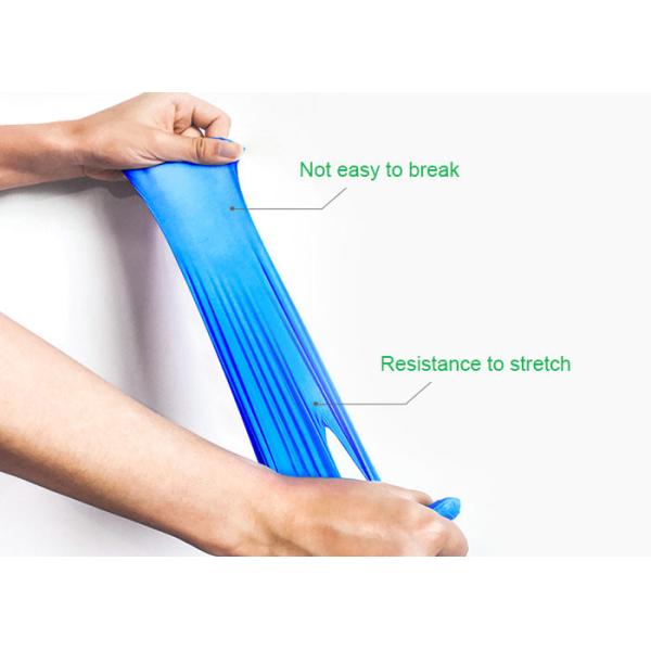 Powder Free Natural Latex Examination Gloves Clean Independent Packaging