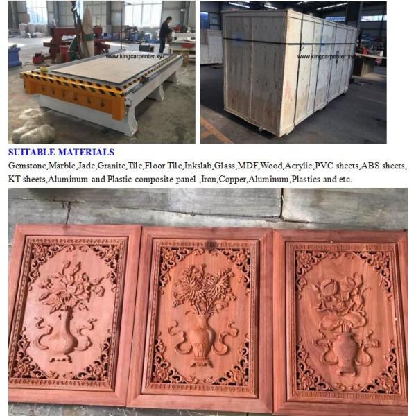 woodworking on wood CNC engraving Router for making door cabinet
