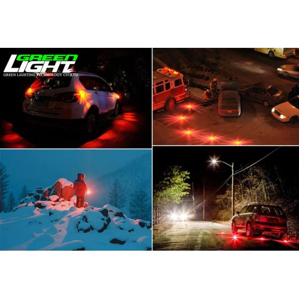 Multi-color Led Safety Flare Lights For Traffic Warning, Led Roadblock Warning Lights