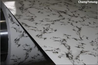 Stone Grain Galvannealed Steel Sheet , Counter Decoration Pre Coated Metal Sheets