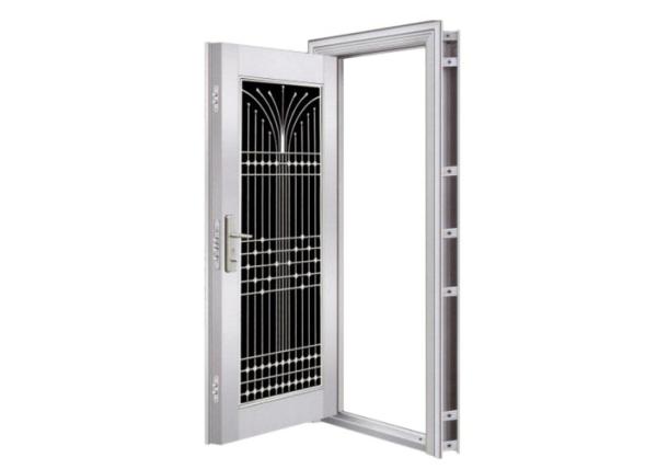 Aluminum Alloy / Stainless Steel Residential Doors Strong Corrosion Resistance